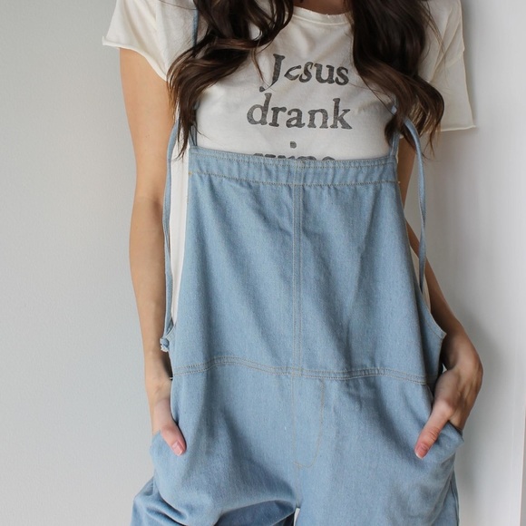 Sage The Label Pants - Sage The Label Overalls Denim. R-35